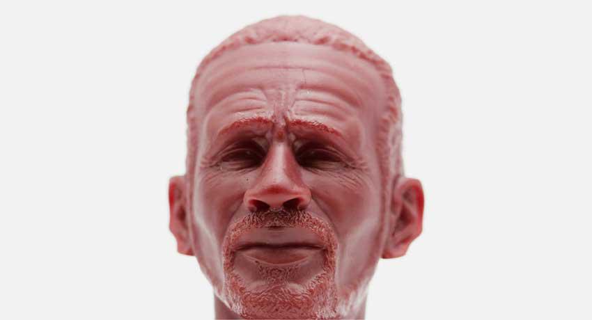Stampa 3D di un volto