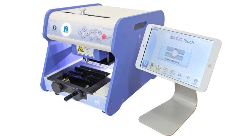Tablet for engraving machine