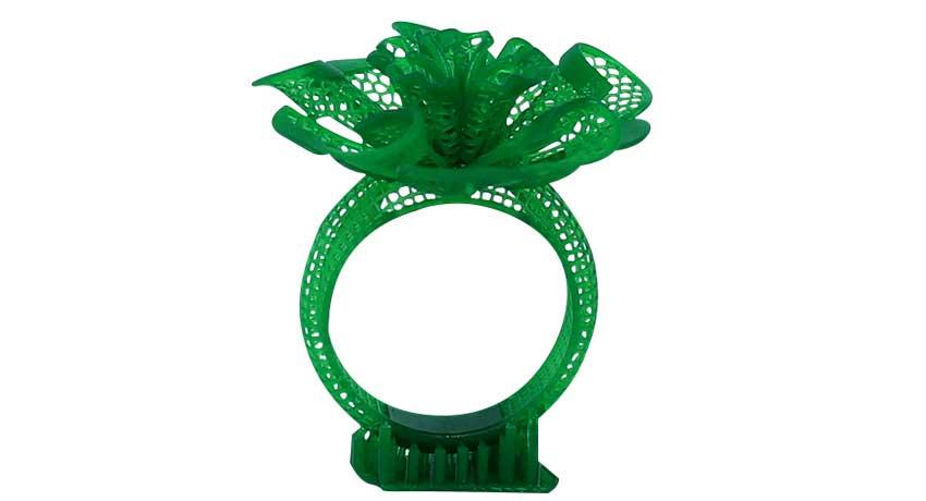 High definition 3D printed ring