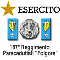Esercito Italiano - 187° Reggimento Paracadutisti "Folgore"