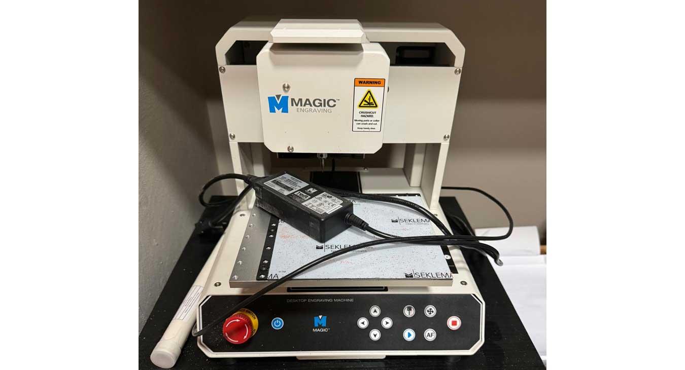 second hand magic e3 engraving machine
