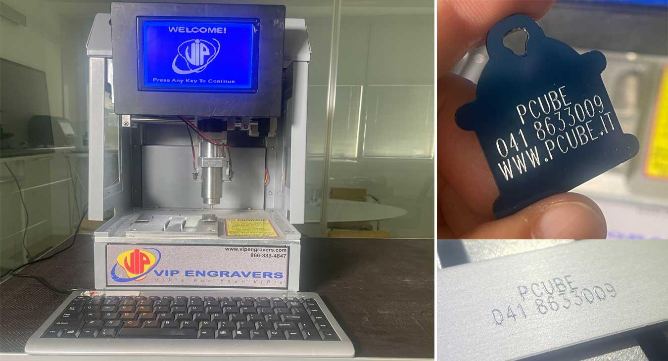 second hand Vip Engravers pet tags engraving machine