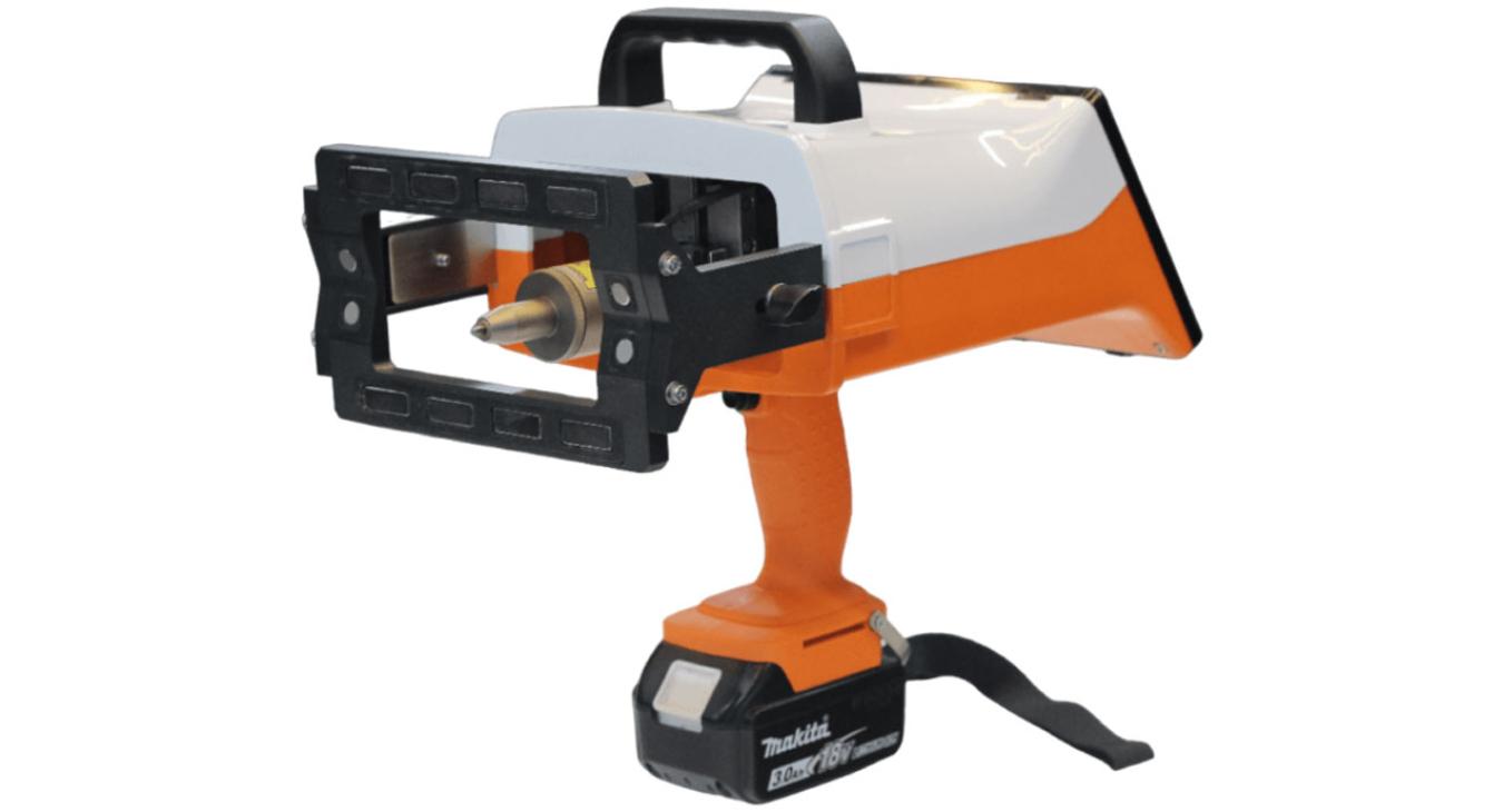 MNSBTC-103 Portable cordless dot peen marking machine with touch screen