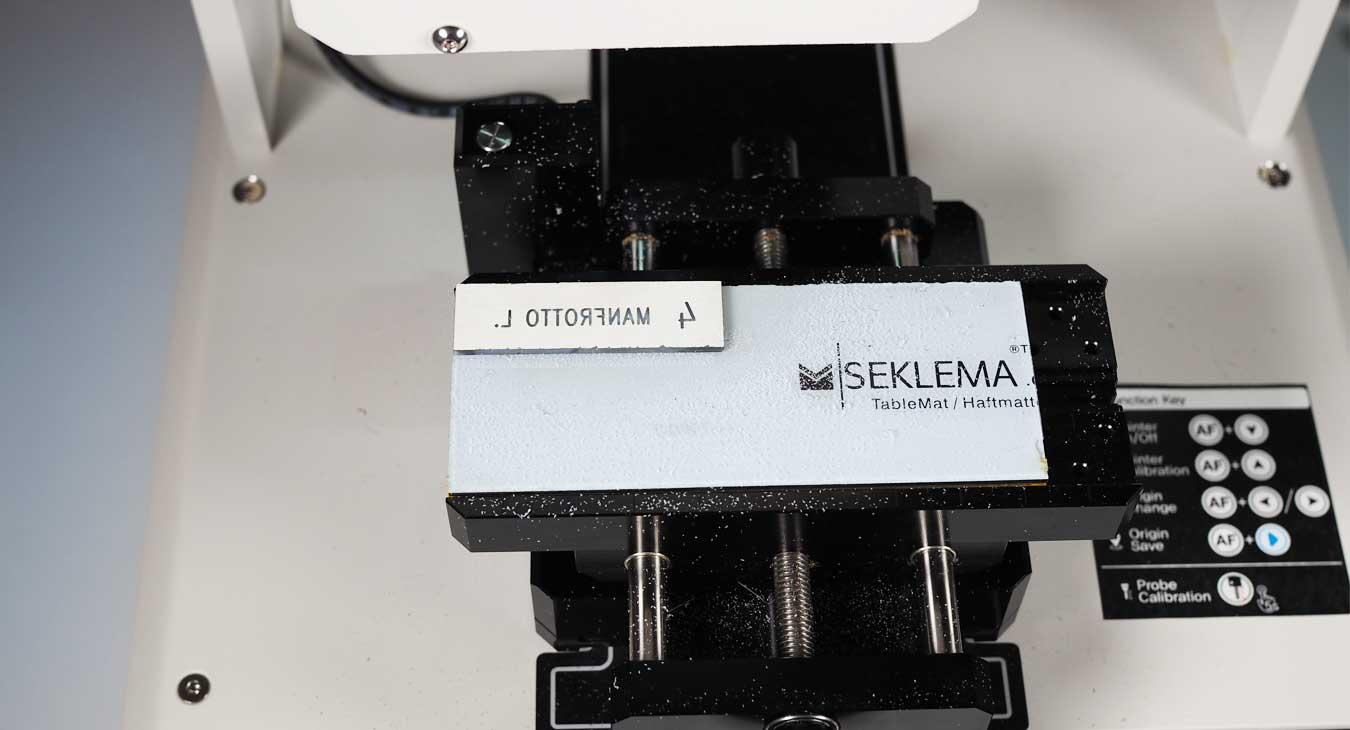 Personalizing a nameplate